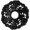 Ekena Millwork Orrington Ceiling Medallion (Fits Canopies up to 4 3/4"), 19 5/8"OD x 4 3/4"ID x 1 3/4"P, Steel Gray CM19ORSGS - alternate 1
